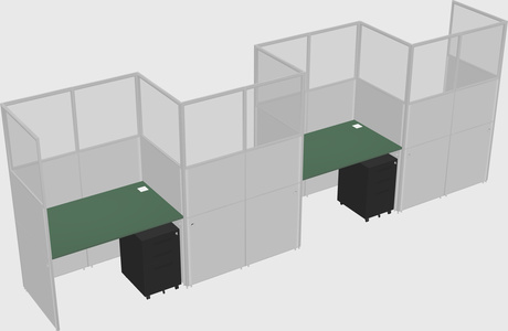 Rectangular cubicles