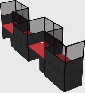 Rectangular cubicles