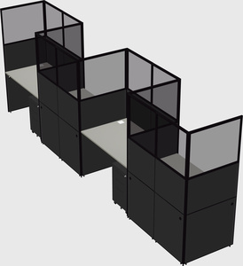 Rectangular cubicles