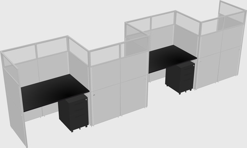 Rectangular cubicles
