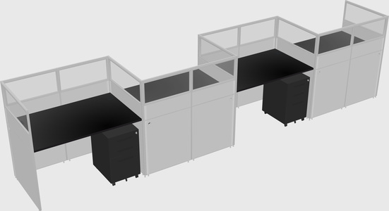 Rectangular cubicles
