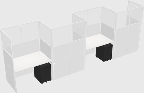 Rectangular cubicles