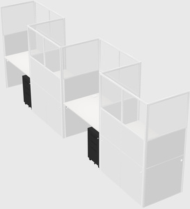 Rectangular cubicles