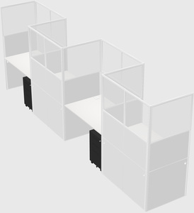 Rectangular cubicles