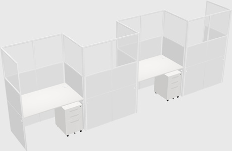 Rectangular cubicles