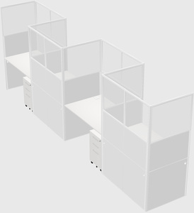 Rectangular cubicles