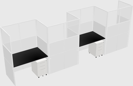 Cabines rectangulaires