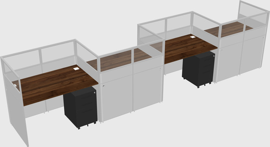 Rectangular cubicles