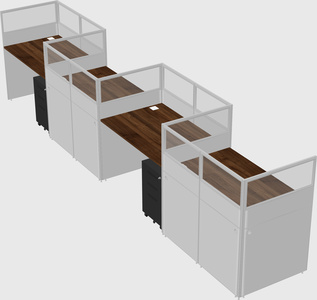 Rectangular cubicles