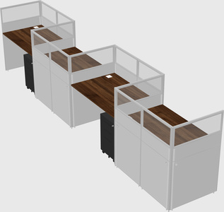Rectangular cubicles