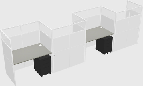 Rectangular cubicles