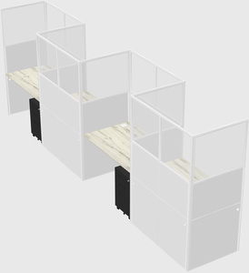 Rectangular cubicles