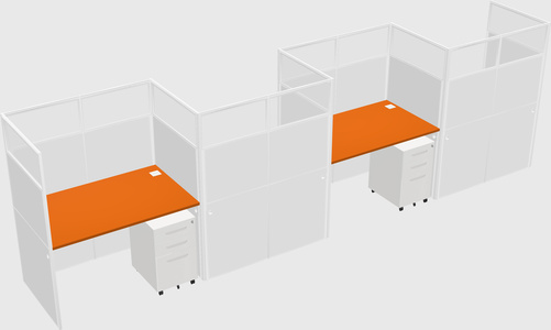 Rectangular cubicles