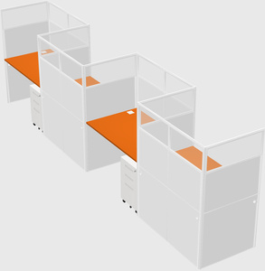 Rectangular cubicles