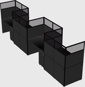 Rectangular cubicles
