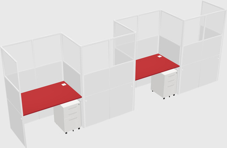 Rectangular cubicles