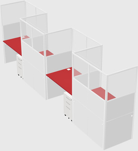 Rectangular cubicles