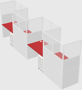 Rectangular cubicles