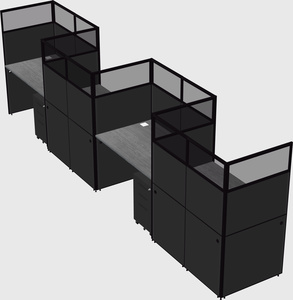 Rectangular cubicles