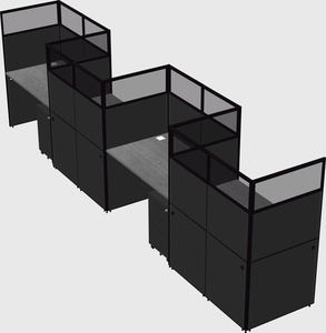 Rectangular cubicles