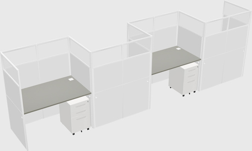 Rectangular cubicles