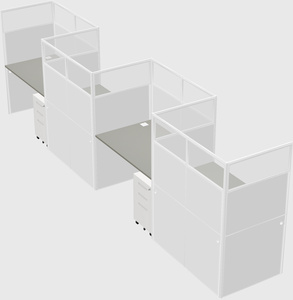 Rectangular cubicles