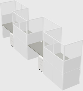 Cabines rectangulaires