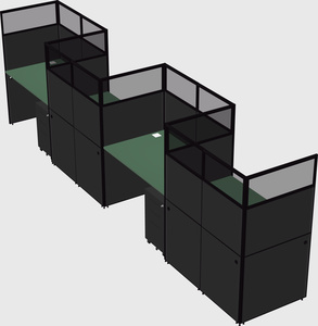 Rectangular cubicles