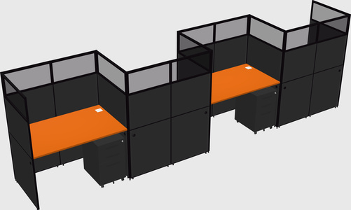 Cabines rectangulaires