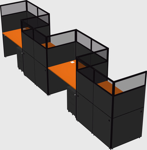 Cabines rectangulaires