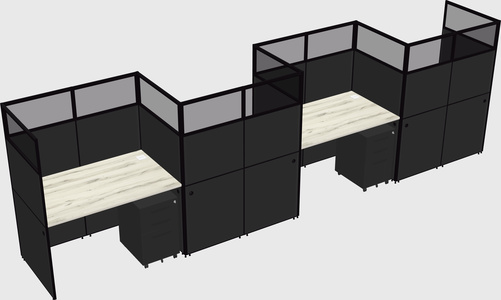 Rectangular cubicles