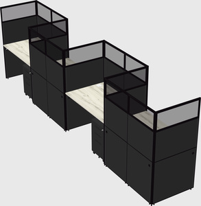 Rectangular cubicles