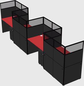 Rectangular cubicles