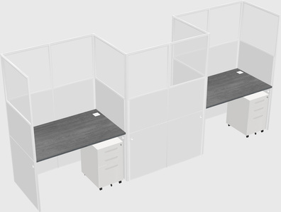 Rectangular cubicles
