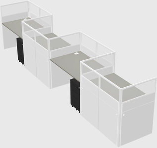 Rectangular cubicles