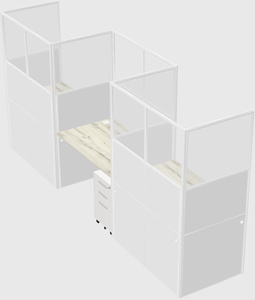 Rectangular cubicles