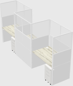 Rectangular cubicles