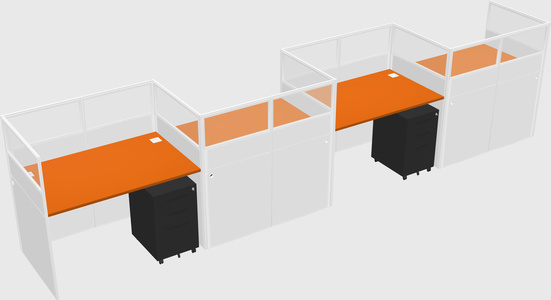 Rectangular cubicles