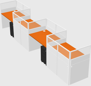 Rectangular cubicles