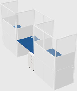 Rectangular cubicles