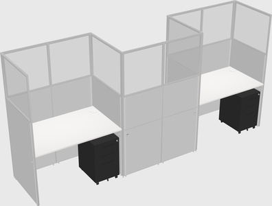 Rectangular cubicles