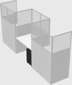Rectangular cubicles