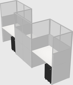 Rectangular cubicles