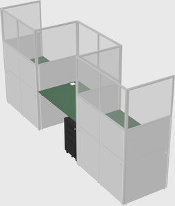 Rectangular cubicles