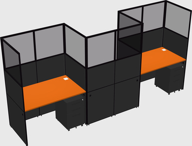 Rectangular cubicles