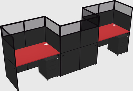 Rectangular cubicles