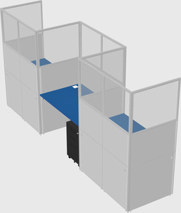 Rectangular cubicles