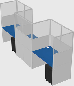 Rectangular cubicles