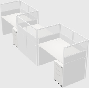 Rectangular cubicles