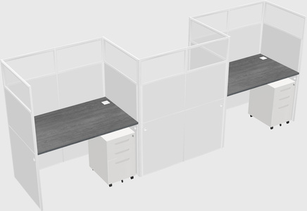 Rectangular cubicles
